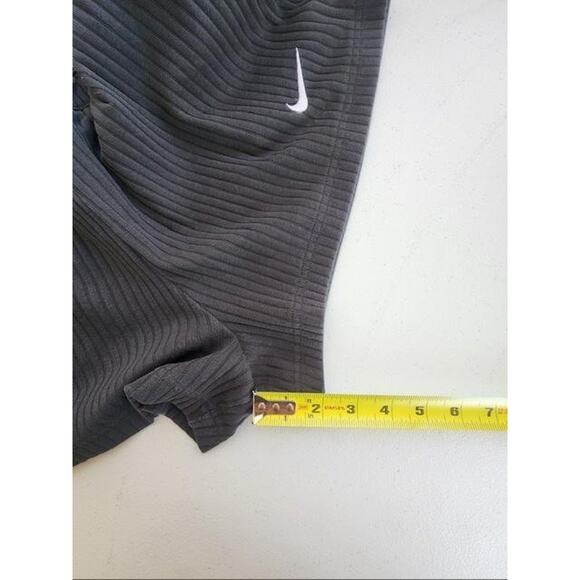 Nike Ribbed Knit Shorts Womens Medium Black Lounge Drawstring Lounge Athletic - Picture 9 of 11